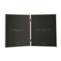 Silverplated Double Photo Frame Thin
