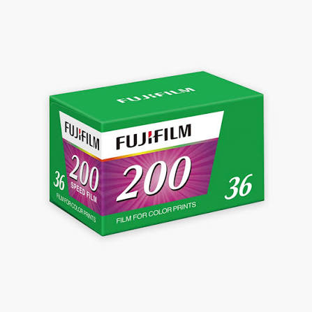 Fujifilm 200 35mm Colour Film 36 Exposures